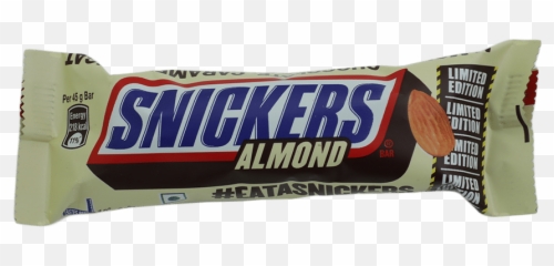 Snickers Almonds Chocolate Bar 45 G - Snickers Emoji,List Of Emotions On Snickers