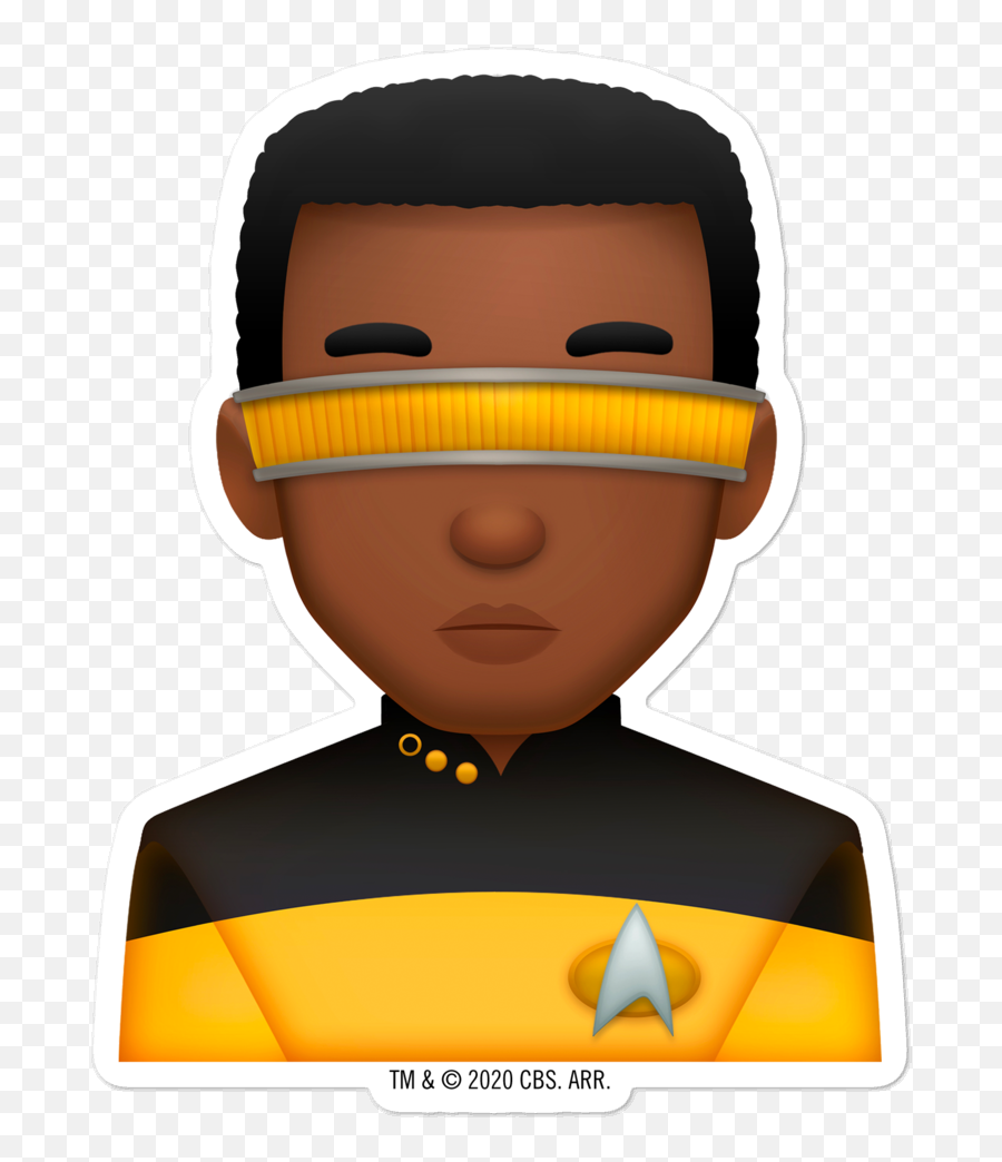 The Trek Collective Cute Star Trek Character Emoji Stickers - Star Trek Emoji,Emoji Movie Characters