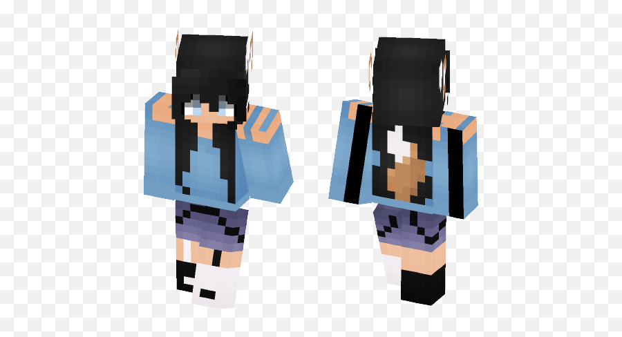 Get First Girl Skin Fox Minecraft Skin For Free Emoji,Gamer Girl Emoji