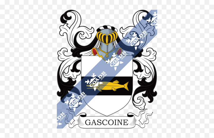 Gascon Family Crest Coat Of Arms And - Portable Network Graphics Emoji,Emoticons Engcivil