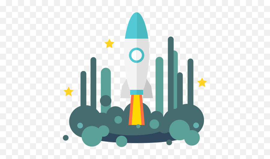 Launch Rocket Space Spacecraft - Starship Flat Emoji,Missile Emoticon