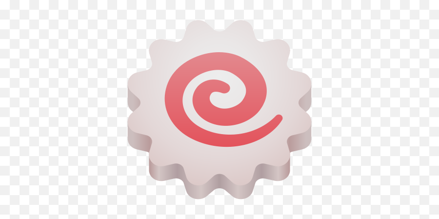 Fish Cake With Swirl Icon In Emoji Style - Spiral,Magnifying Glass And Fish Emoji Pop