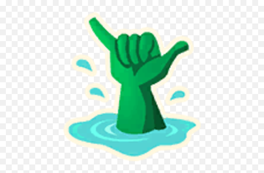 Sea Shaka - Emoticono Aquaman Fortnite Emoji,Shaka Emoticon