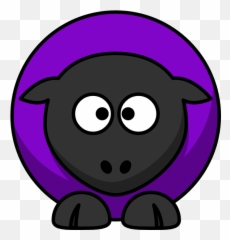 Cross Eyed Clipart - Transparent Blue Sheep Clipart Emoji,Cross Eyed Animated Emoticon