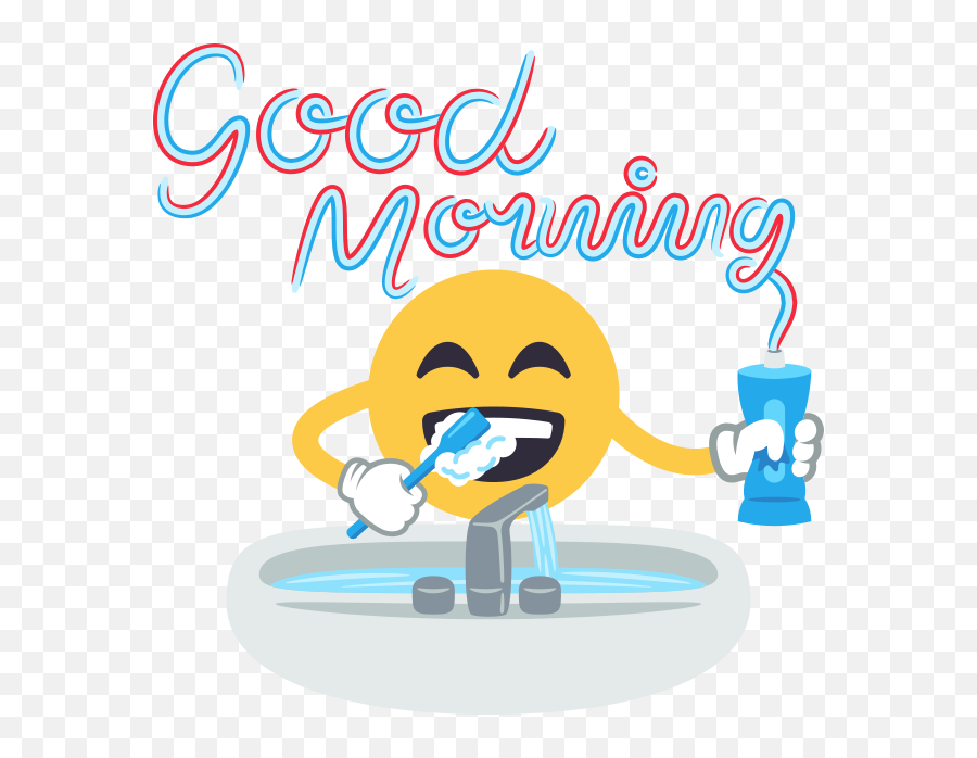 Good Morning Smiley Guy Gif - Goodmorning Smileyguy Joypixels Discover U0026 Share Gifs Happy Emoji,Grinch Emoji