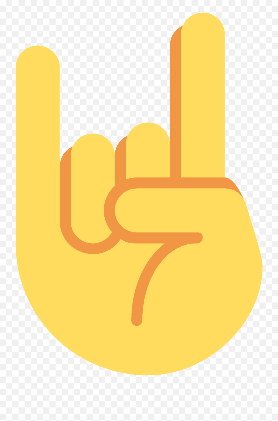 Sign Of The Horns Emoji Clipart - Signo Del Colo Colo Con La Mano,Emoticon For Fingers Crossed On Iphone