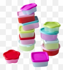 Air Tight Containers New Ikea Pruta 17 Pcs Green Plastic - Mini Food Boxes Plastic Emoji,Rainbow Emoji Emoticon Seating Cushion For Kids