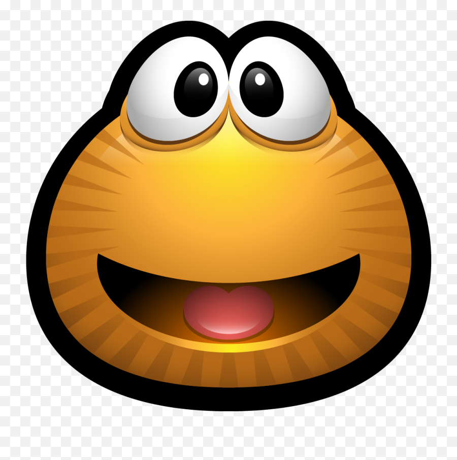 Monsters Smile Happy Emoticon Brown - 32 32 Pixels Icon Emoji,Whistleig Emoticon