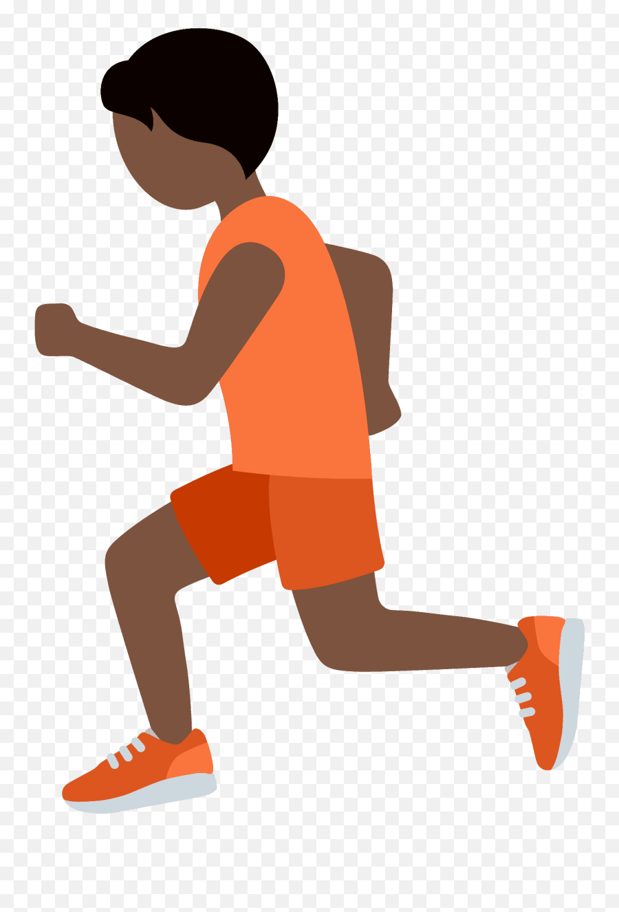 Person Running Emoji Clipart - For Running,Jogging Emoji