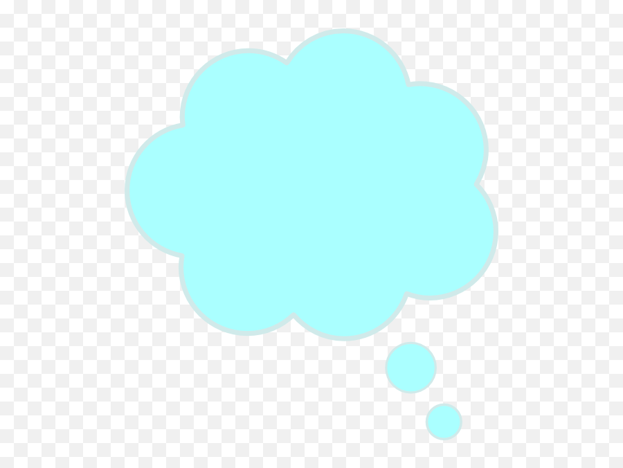 Thinking Bubble Clipart - Dot Emoji,Thinking Bubble Emoji
