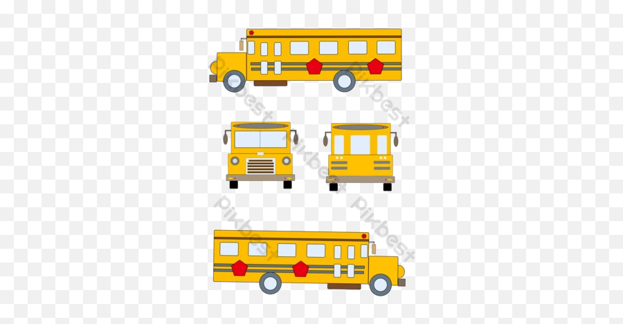 Yellow School Bus Images Free Psd Templatespng And Vector Emoji,Short Bus Emoticon