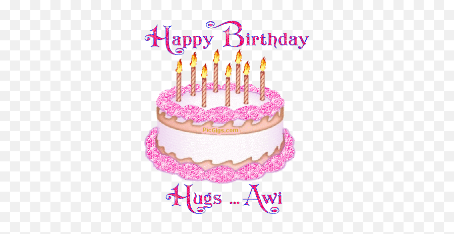 Awi Name Graphics And Gifs Emoji,Emoticons For Birthday Cake