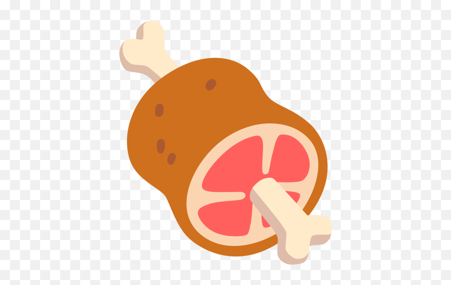 Meat On Bone Emoji,Bone Emoji