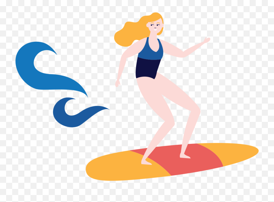 Programa Surf Com Elas - Surfuncional Emoji,Woman Surfing Emoji