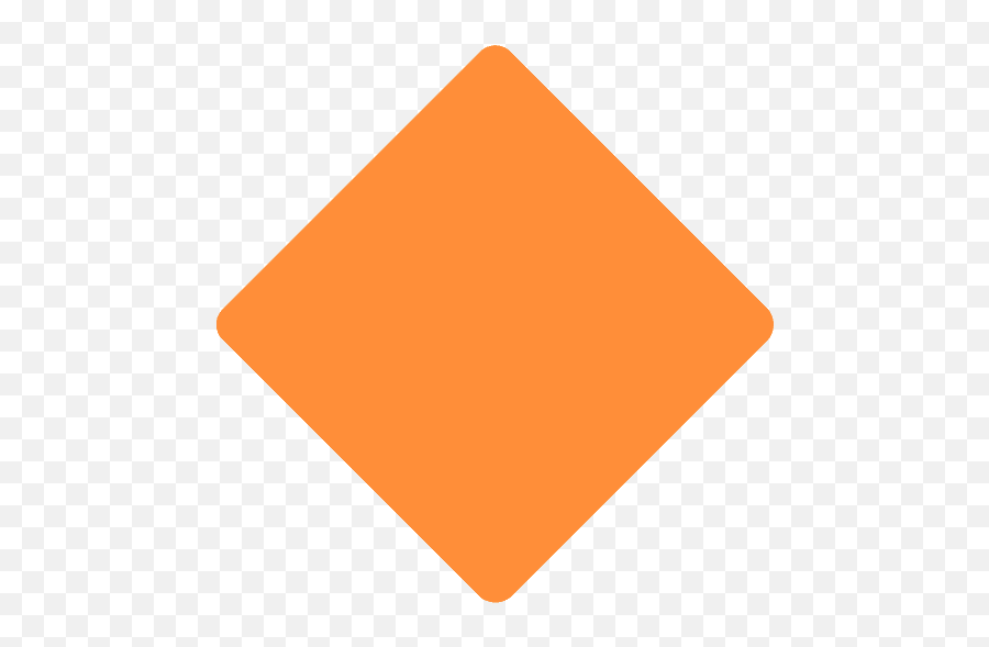 Small Orange Diamond Emoji - Color Gradient,Orange Emojis
