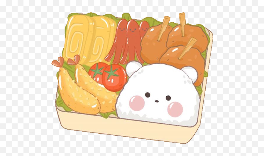Creamcoco Bento Sticker - Food Group Emoji,Bento Emoji