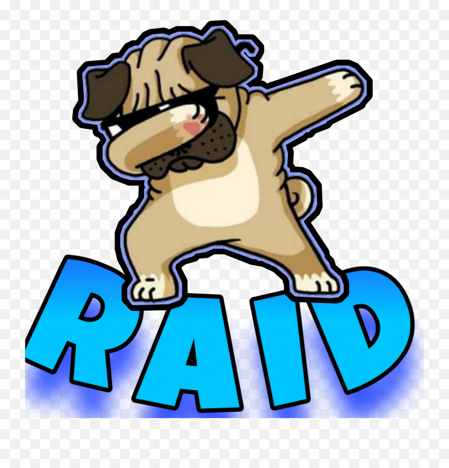 Raid Sticker - Cartoon Dab Sticker Emoji,Raid Emoji