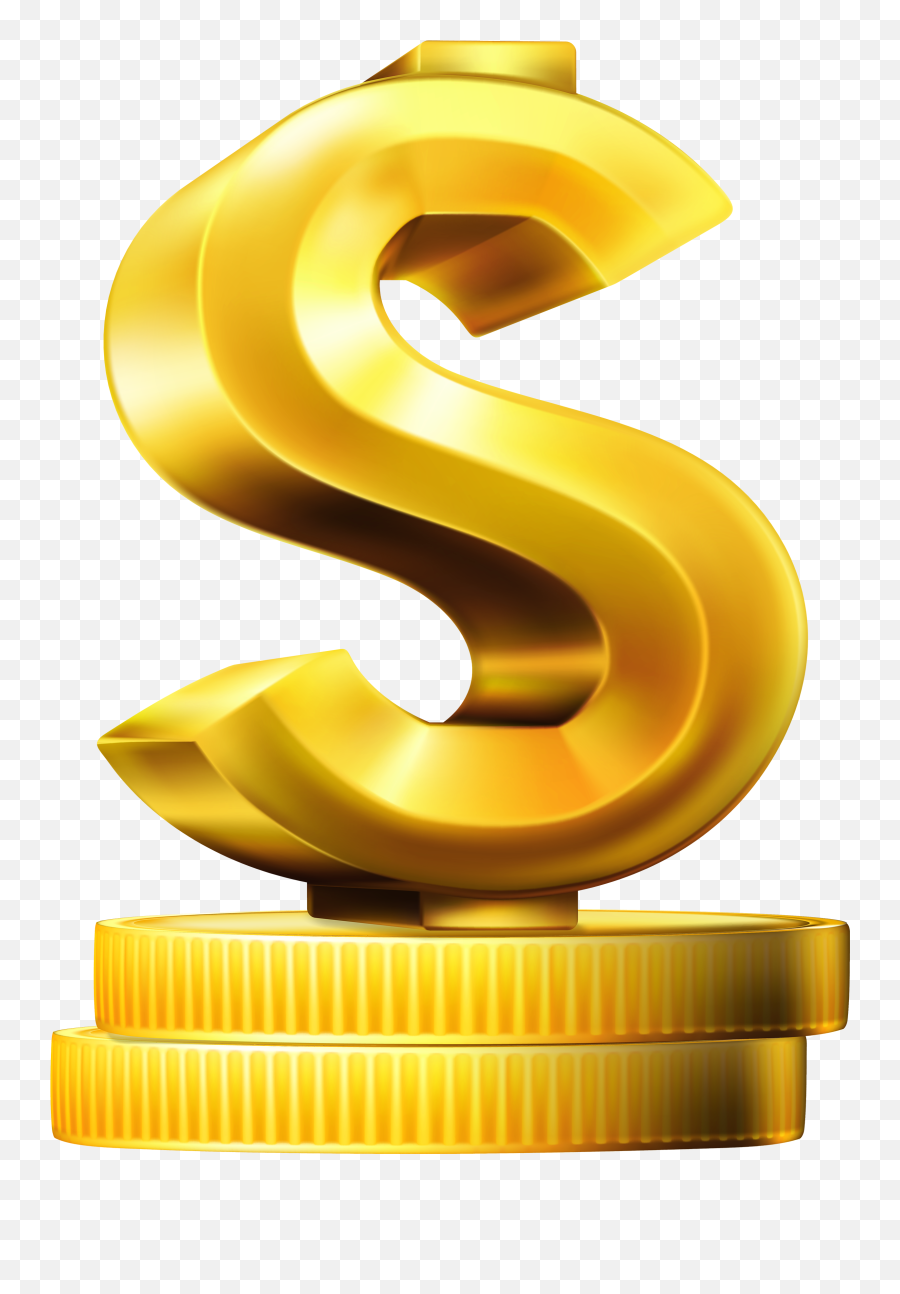 Emoji Clipart Money Emoji Money - Transparent Background Gold Dollar Sign Png,Money Sign Emoji