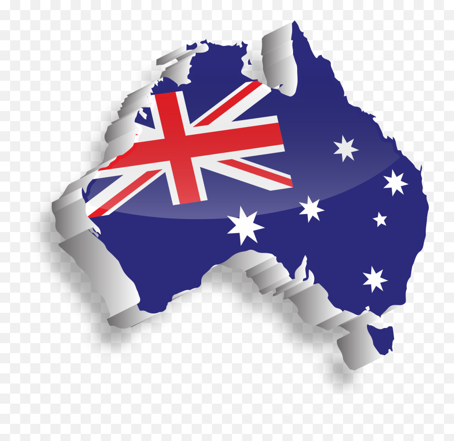 Australia Flag 3d Png Transparent - Australia Map Png Transparent Emoji,Australian Flag Emoji