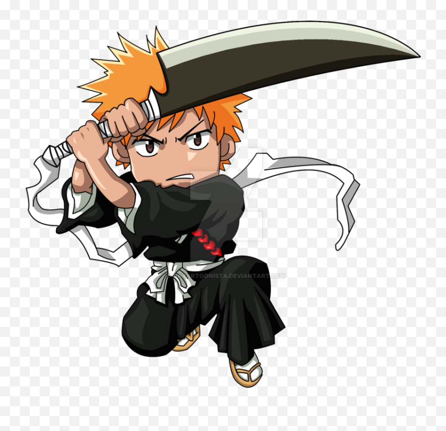 Bleach Kurosaki Ichigo Sticker - Ichigo Chibi Png Emoji,Blech Emoji