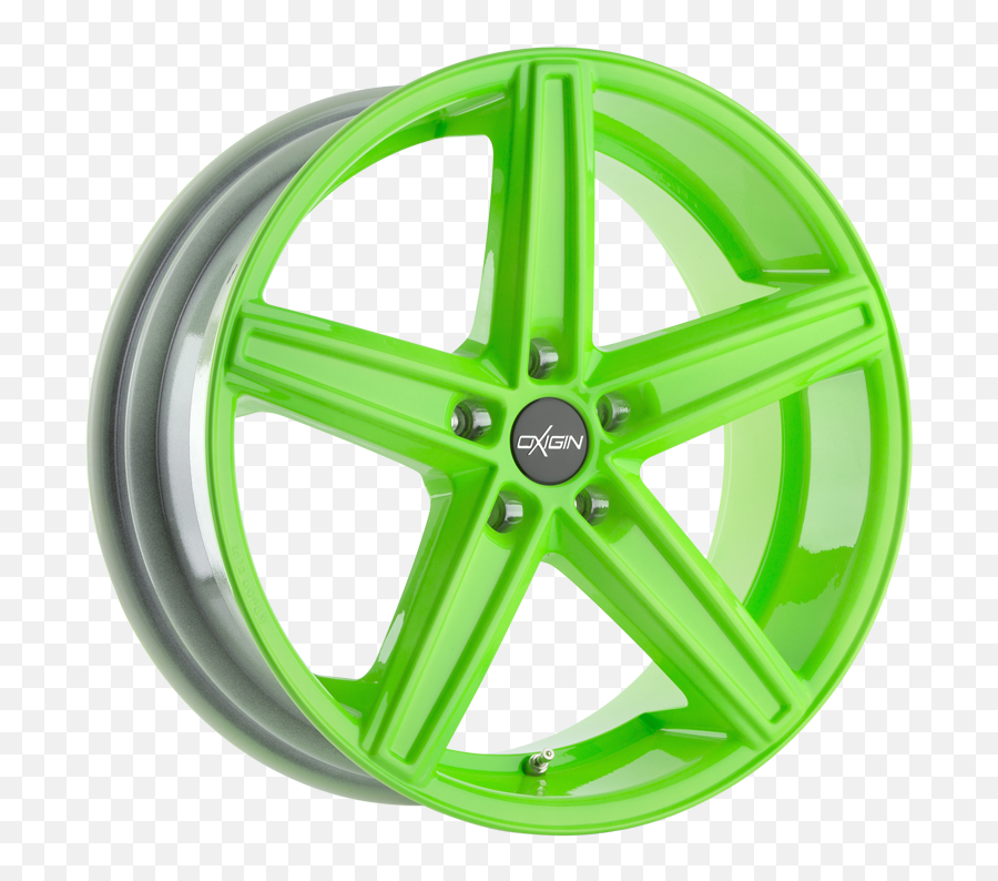 Oxigin 18 Concave Hliníkové Disky 75x18 5x112 Et45 Neon Green - Oxigin 18 Concave 17 Emoji,Emotion Wheels Concave