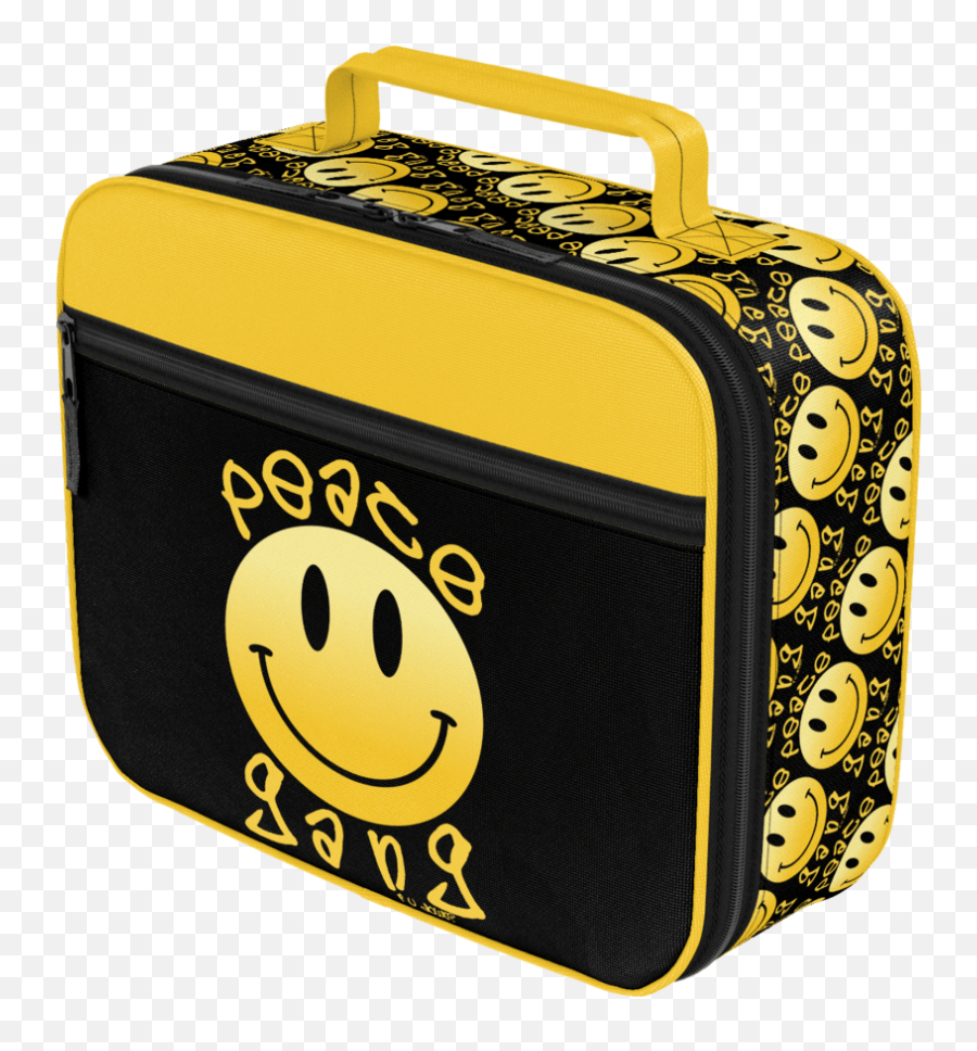 Peace Gang Smiley Lunchbox - Happy Emoji,Emoticon Lunch Box