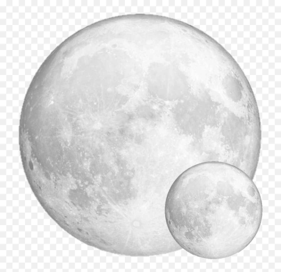 Full Moon - Moon Png Emoji,