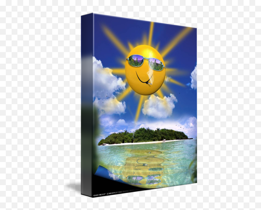 Enjoy The Sun By Mike Harrod - Happy Emoji,Day Sun Emoticon