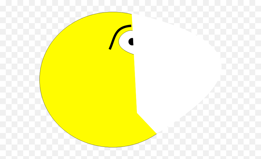Free Clip Art Terrified Pacman By Morgan99 - Clip Art Emoji,Facebook Emoticons Pacman