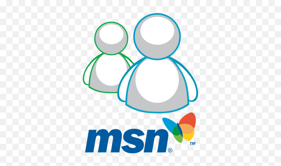 Download Msn Messenger Logo - Full Size Png Image Pngkit Msn Logo Emoji,Msn Messenger Emoticon Website