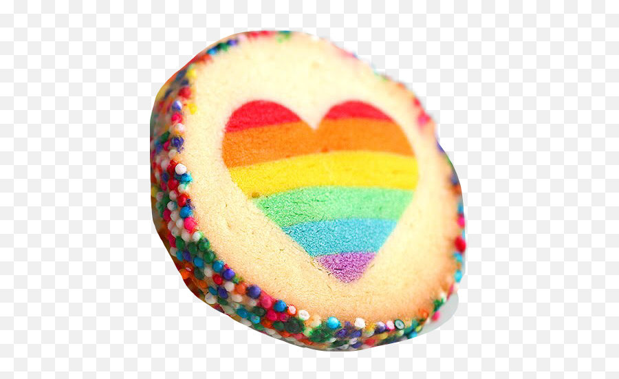 Cookie Sticker Challenge - Rainbow Heart Cookies Emoji,Emojis Glaseado Para Tora
