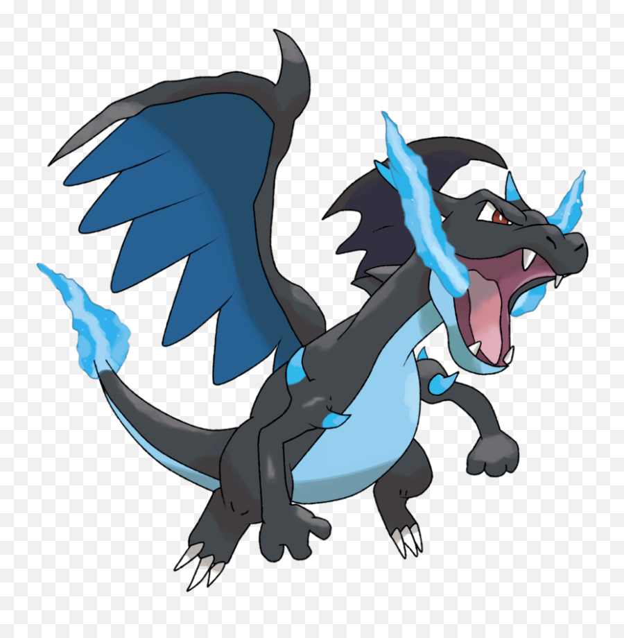 Pokemon - Mega Charizard X Png Transparent Emoji,Charizard Emotions