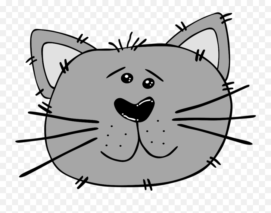 Flying Kitten Cliparts Happy Vet Nurse - Cat Face Clipart Transparent Background Emoji,S Kitty Cat Emoticon