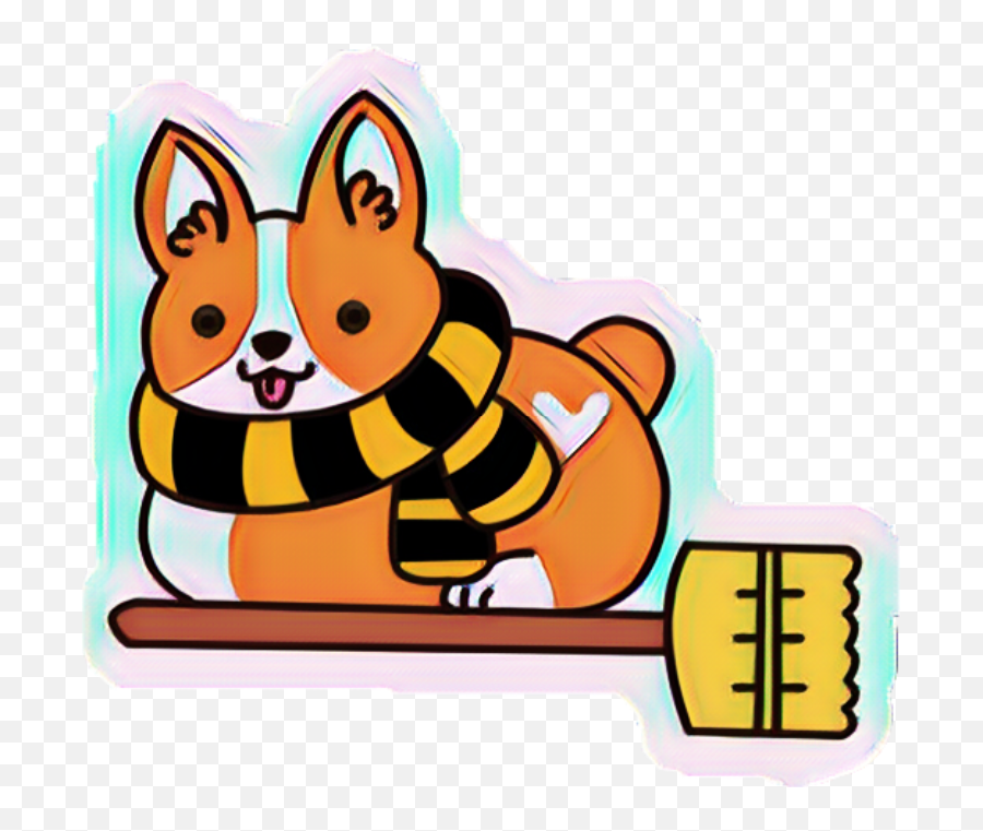 Lufalufa Cachorro Kawaii Fofo Sticker - Harry Potter Corgi Sticker Emoji,Imagens De Pets [emojis ...]