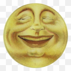 Full Moon - Vintage Full Moon With Face Emoji,Emoticon Throws Phone