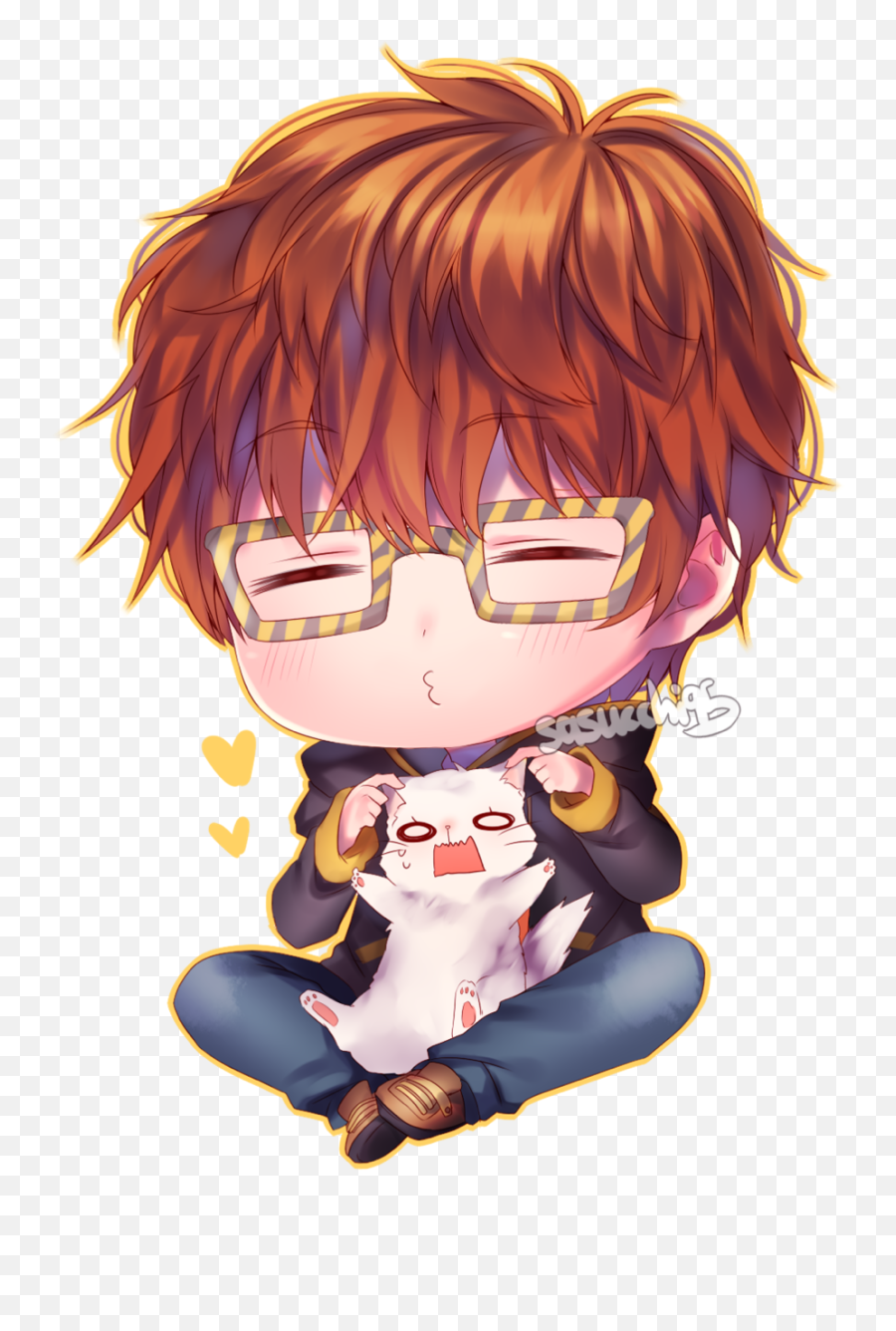 Seven Mystic Messenger Chivi Emoji,Mystic Messenger Jaehee 3 Emojis