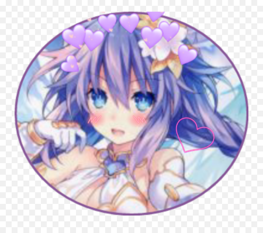 Neptunia Pdp Tsunako - Cyberdimension Neptunia Purple Heart Emoji,Neptunia Transparent Emojis