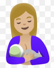 Lactancia Materna En Tono De Piel - Lactancia Materna Animada Emoji,Emojis Cebolla