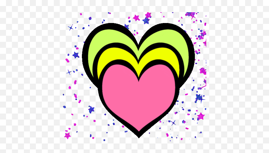 Heart Love Sticker By Palmaia U2013 Artofit - Girly Emoji,Pikachu Heart Eye Emoji
