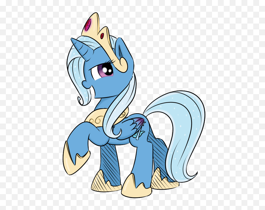 A Side Character Gets An Episode - Mlp Trixie As A Alicorn Emoji,Rainbow Dash Awesomeface Emoticon