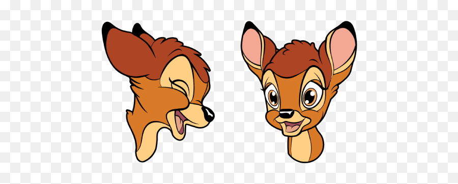 Bambi Laughs Cursor U2013 Custom Cursor - Bambi Dessin Disney Emoji,Facial Emotions Names