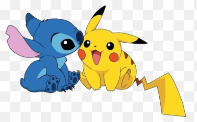 Imagenes De Stitch Enamorado Para Descargar - Stitch Et Pikachu Emoji,Pelicula De Emojis Para Colorear