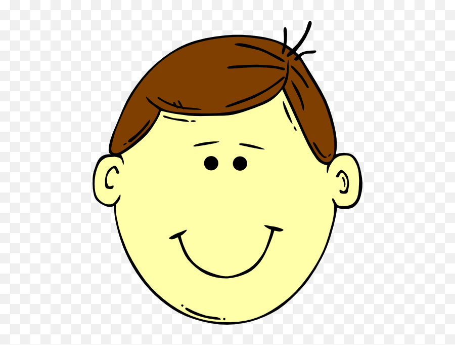 Boy Face Cartoon Drawing Clipart - Full Size Clipart 75346 Face Drawing Clipart Emoji,Toothless Grin Emoticon