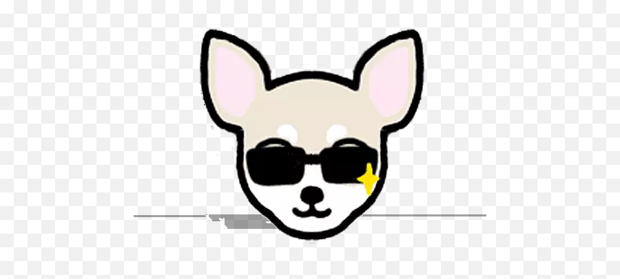 Chihuahua - Kostenlose Chihuahua Sticker Whatsapp Emoji,Chihuahua Emoticon
