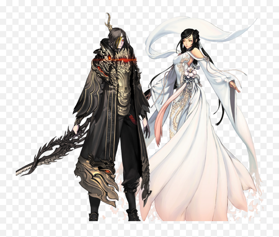 Blade And Soul Character Design - Blade And Soul Jiwan Dress Emoji,How To Target On Bns With Emojis