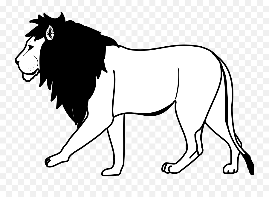 Drawing Lion Line Art Png Emoji,Lion Of Judah Emoji