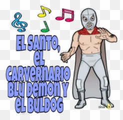 Santo Enmascarado De Plata Stickers - Dibujos Del Santo El Enmascarado De Plata Emoji,Emoticon De Luchador