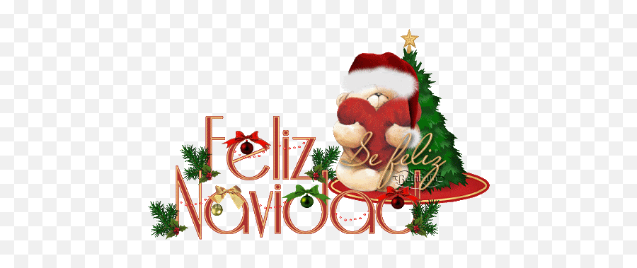 Gifs Animados De Feliz Navidad - Gif Feliz Navidad Emoji,Emoticon Feliz Navidad!