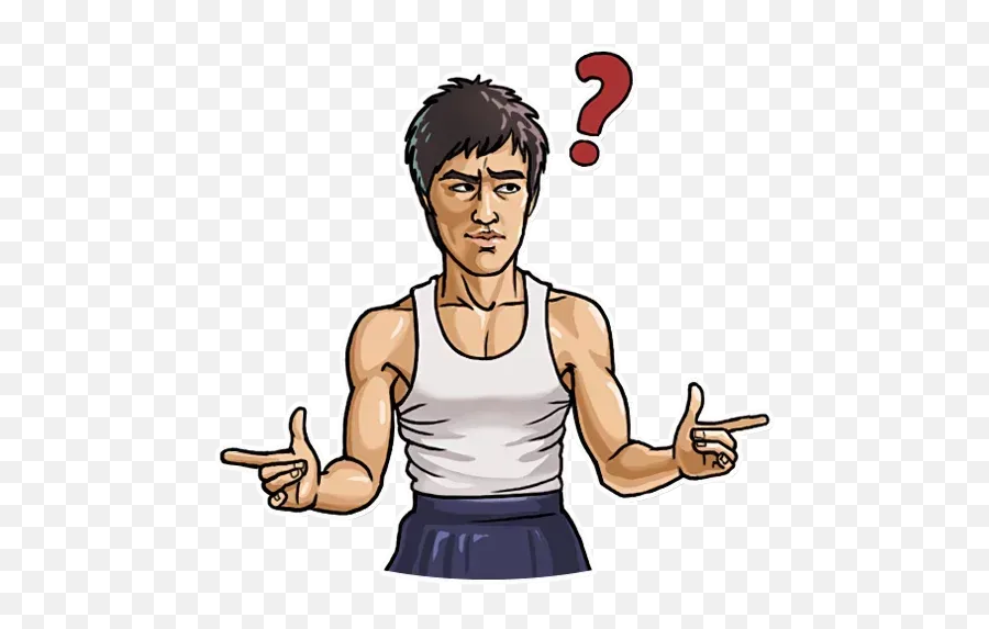 Bruce Lee Sticker Pack - Stickers Cloud Emoji,Bruce Lee Emojis Download