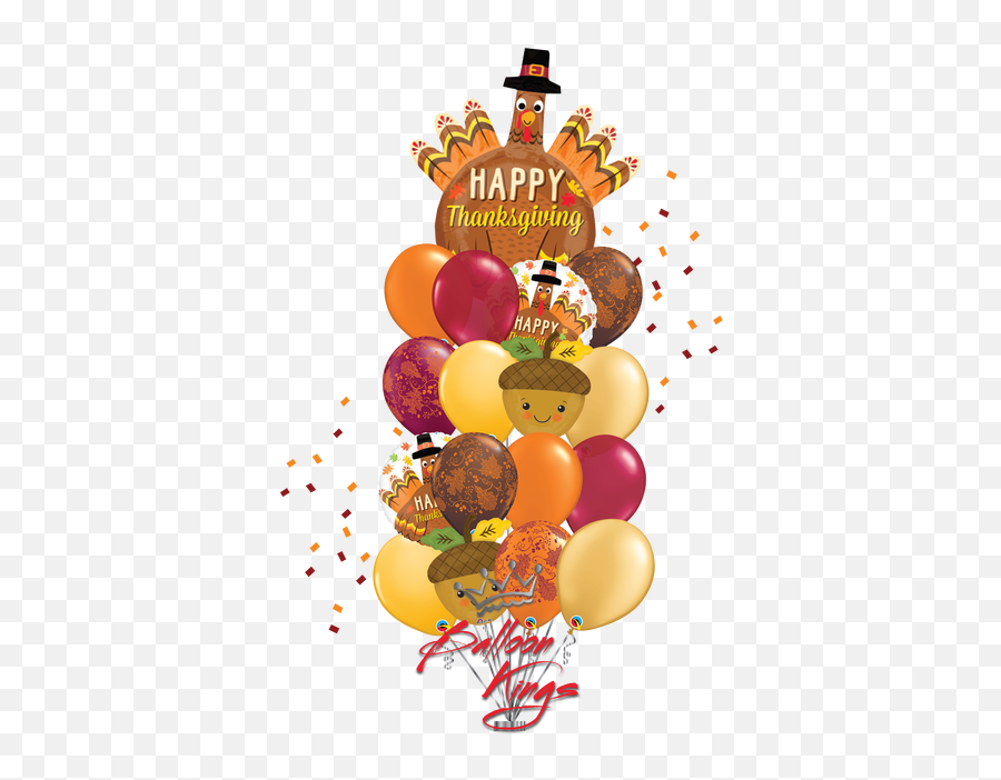 Shop Balloons - Seasonal U0026 Holiday Thanksgiving Page 1 Emoji,Happy Thanksgiving Emoji